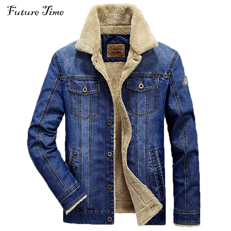 M-6XL men jacket and coats Denim